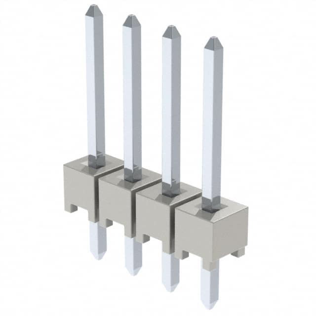HTSW-104-14-T-S CONN HEADER VERT 4POS 2.54MM