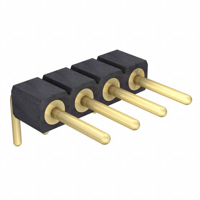 800-10-004-20-001101 CONN HEADER R/A 4POS 2.54MM
