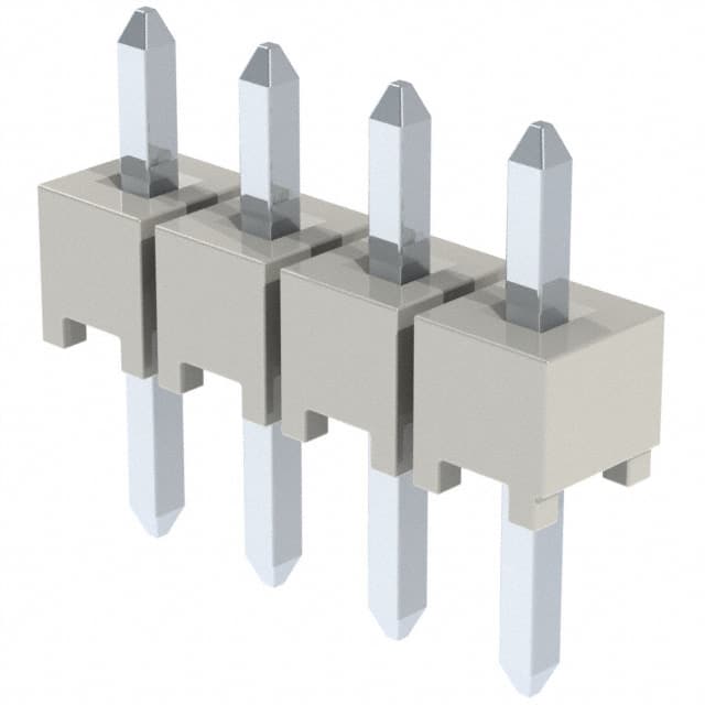 HTSW-104-06-T-S CONN HEADER VERT 4POS 2.54MM