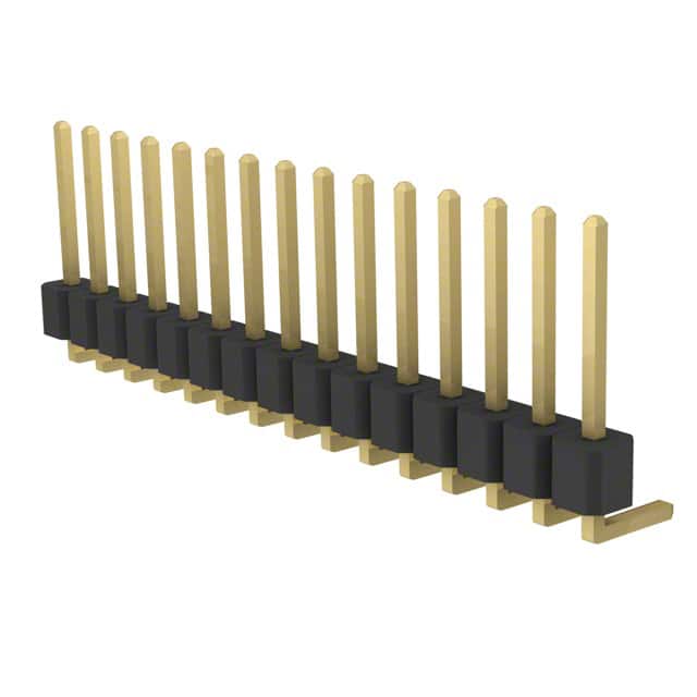 PRPC015SGAN-M71RC CONN HEADER R/A 15POS 2.54MM