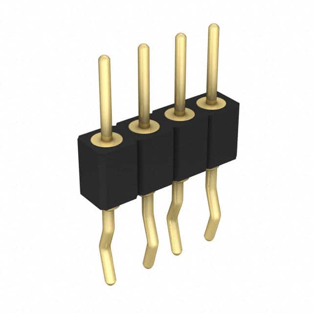 350-10-104-01-666101 CONN HEADER VERT 4POS 2.54MM