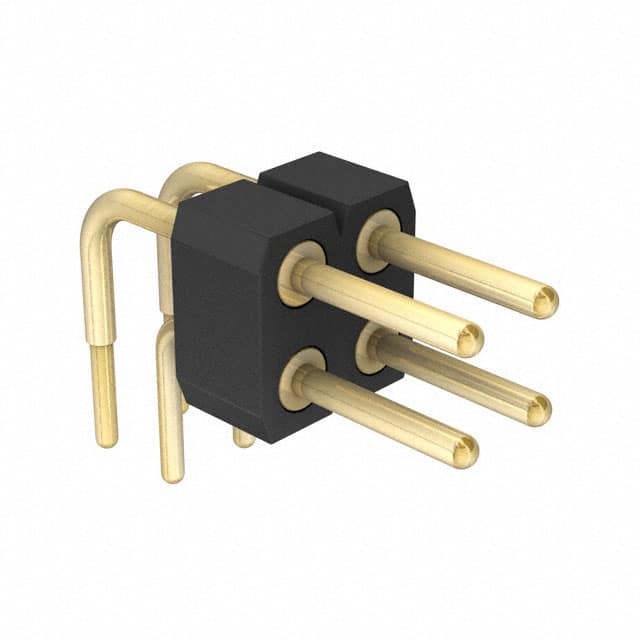 802-10-004-20-001101 CONN HEADER R/A 4POS 2.54MM