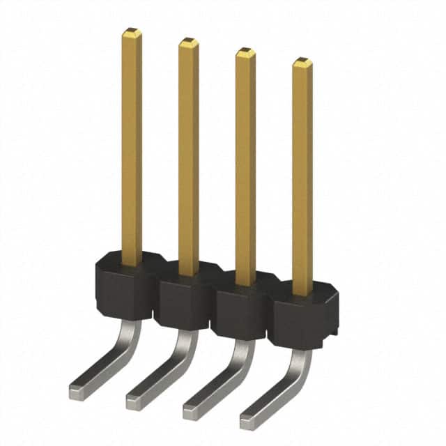 951104-7722-AR CONN HEADER R/A 4POS 2MM