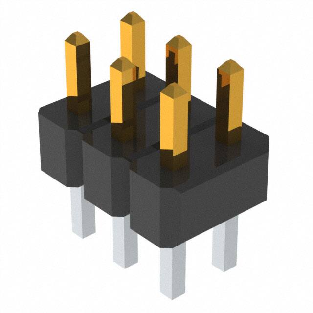 PBC03DZAN CONN HEADER VERT 6POS 2.54MM