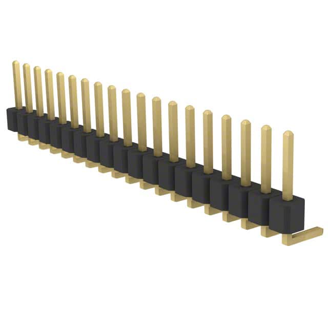 PRPC019SBAN-M71RC CONN HEADER R/A 19POS 2.54MM