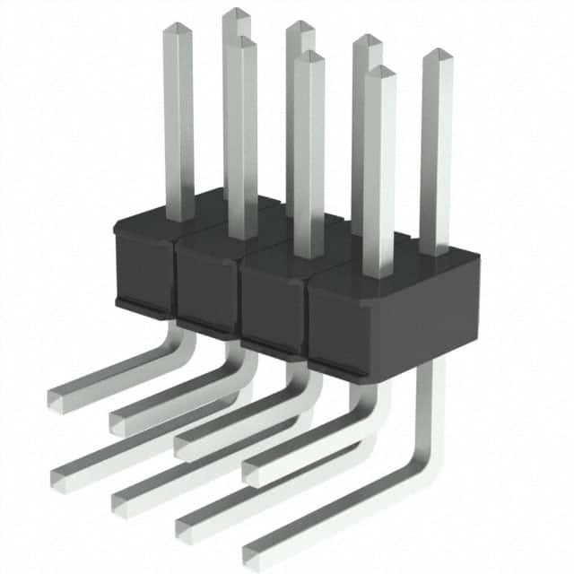 929838-04-04-RK CONN HEADER R/A 8POS 2.54MM