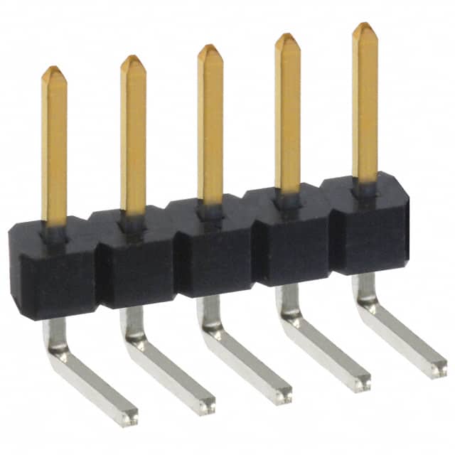 PBC05SBBN CONN HEADER R/A 5POS 2.54MM