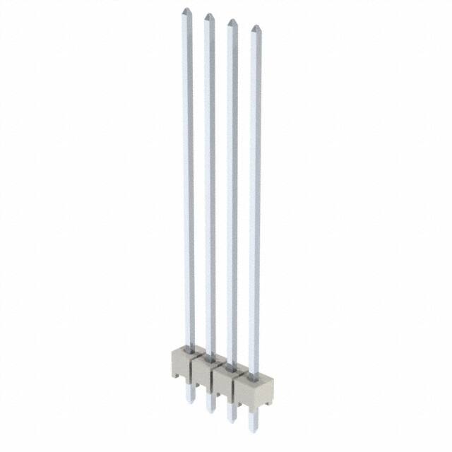 HTSW-104-21-TM-S CONN HEADER VERT 4POS 2.54MM