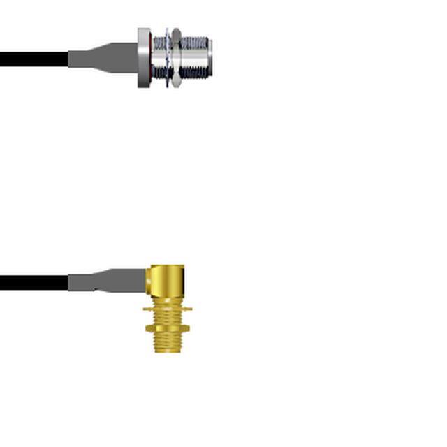 Q-1T02P0003003M CBL ASSY SMA-N JACK RG174 3M