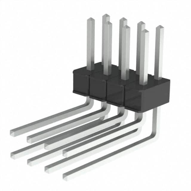 929838-02-04-RK CONN HEADER R/A 8POS 2.54MM