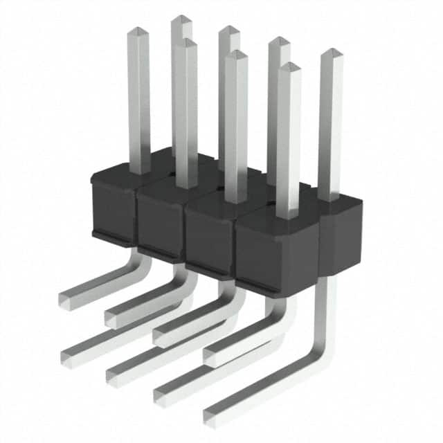 929838-01-04-RK CONN HEADER R/A 8POS 2.54MM