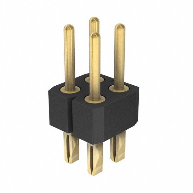 802-10-004-65-001101 CONN HEADER VERT 4POS 2.54MM