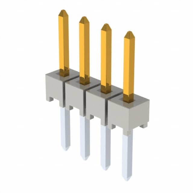 HTSW-104-08-S-S CONN HEADER VERT 4POS 2.54MM