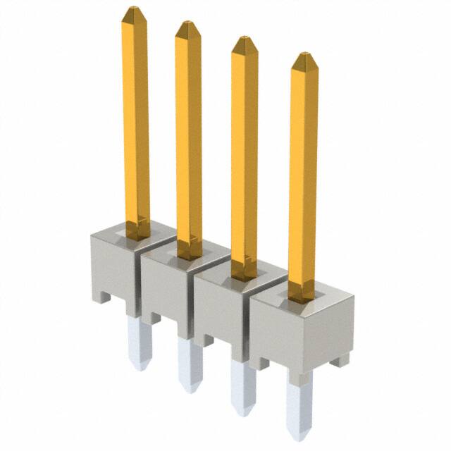 HTSW-104-14-S-S CONN HEADER VERT 4POS 2.54MM