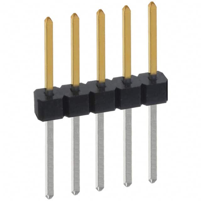PBC05SFBN CONN HEADER VERT 5POS 2.54MM