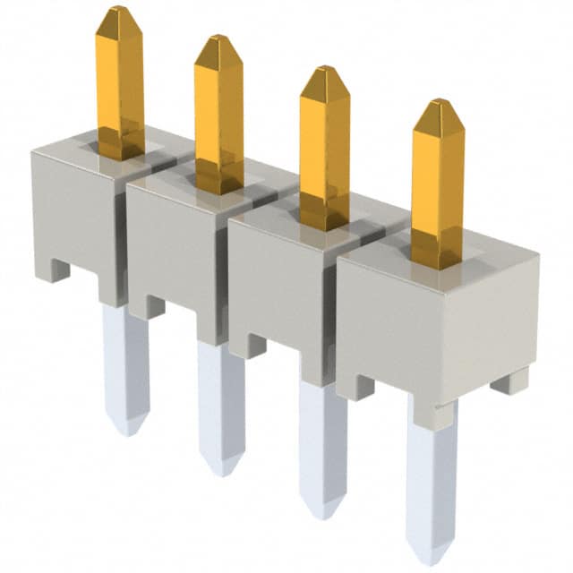 HTSW-104-06-L-S CONN HEADER VERT 4POS 2.54MM