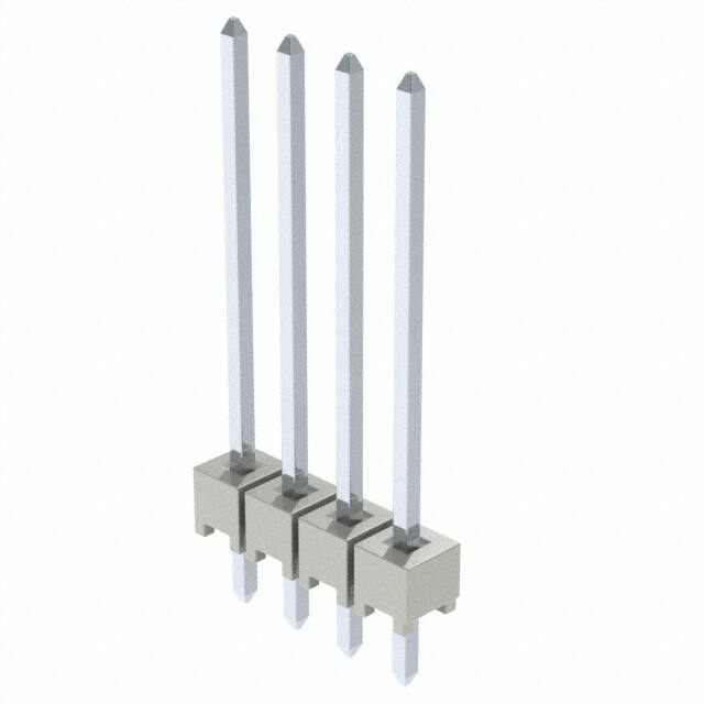 HTSW-104-20-T-S CONN HEADER VERT 4POS 2.54MM