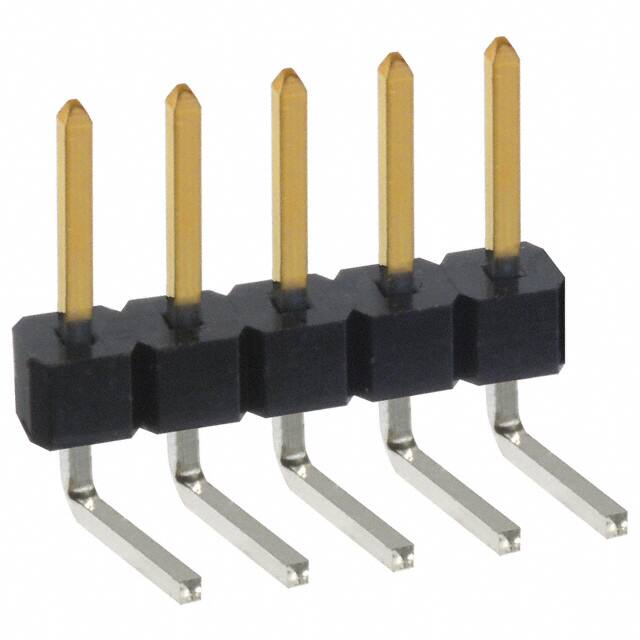 PBC05SBCN CONN HEADER R/A 5POS 2.54MM