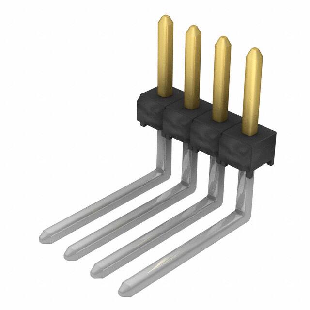 TSW-104-10-L-S-RE CONN HEADER R/A 4POS 2.54MM