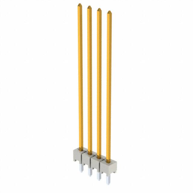 HTSW-104-21-L-S CONN HEADER VERT 4POS 2.54MM