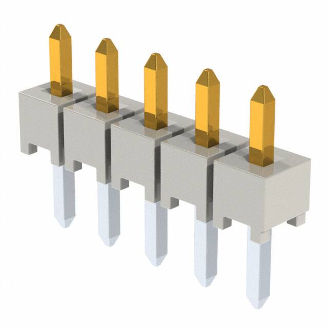 HTSW-105-05-L-S CONN HEADER VERT 5POS 2.54MM