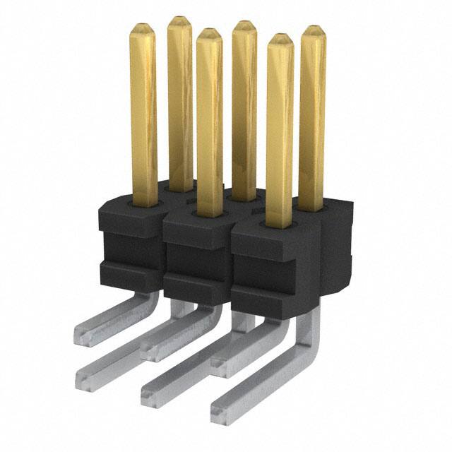 10007607-801-06LF CONN HEADER R/A 6POS 2.54MM