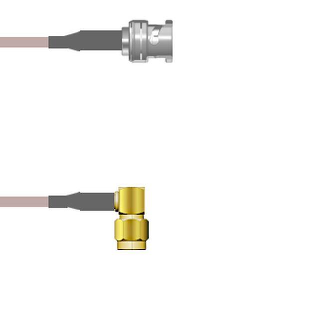 Q-0K035000R012i CBL ASSY BNC-SMA PL RG316 DB 12"