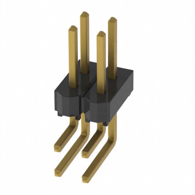 HTSW-102-08-G-D-RA CONN HEADER R/A 4POS 2.54MM