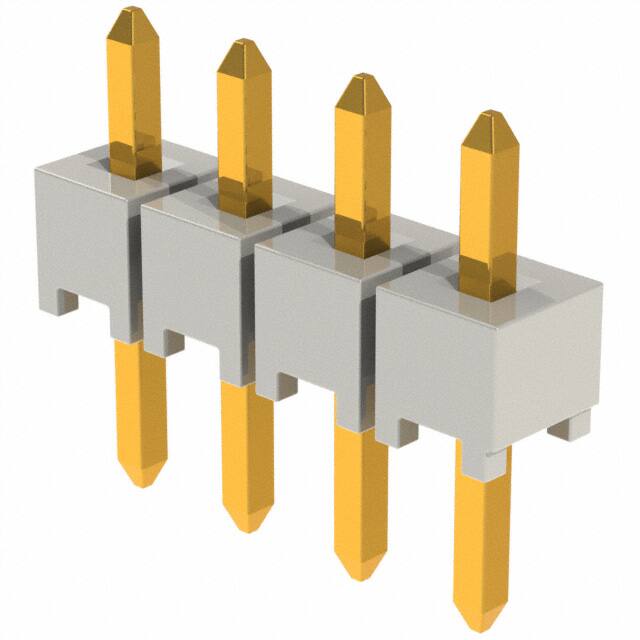 HTSW-104-05-G-S CONN HEADER VERT 4POS 2.54MM