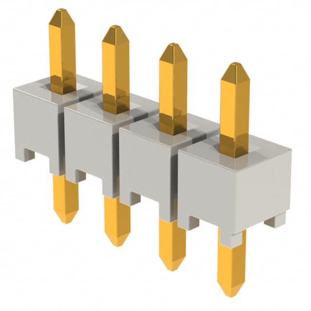 HTSW-104-06-G-S CONN HEADER VERT 4POS 2.54MM