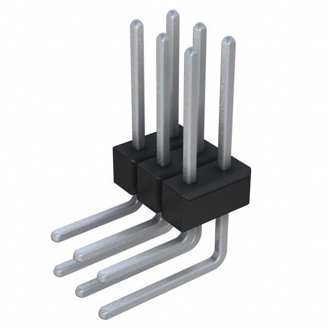PEC03DGBN CONN HEADER R/A 6POS 2.54MM