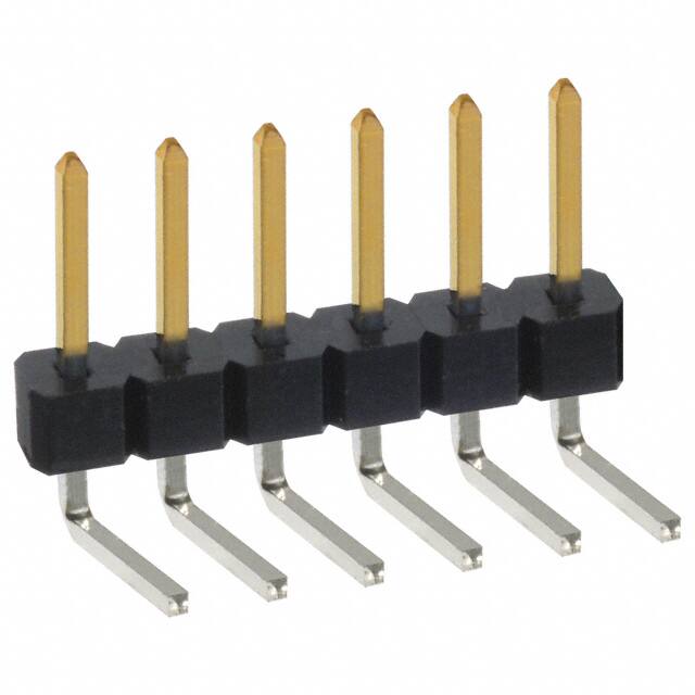 PBC06SBCN CONN HEADER R/A 6POS 2.54MM