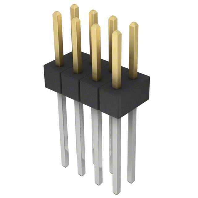 PBC04DADN CONN HEADER VERT 8POS 2.54MM