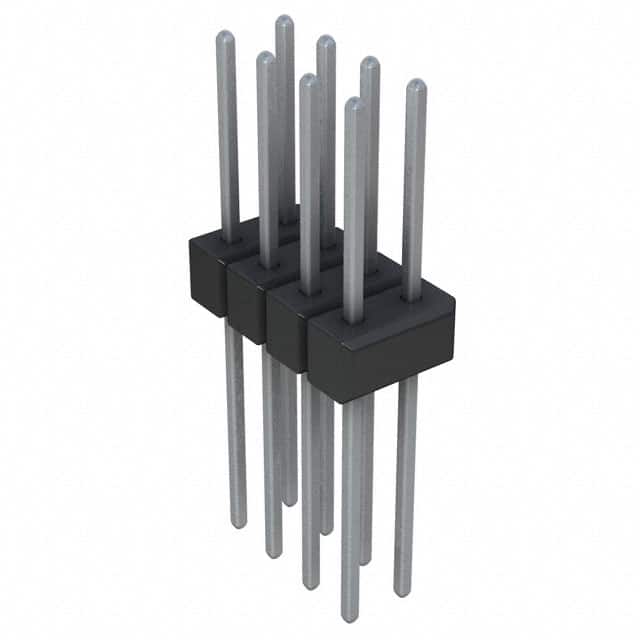 PBC04DFDN CONN HEADER VERT 8POS 2.54MM