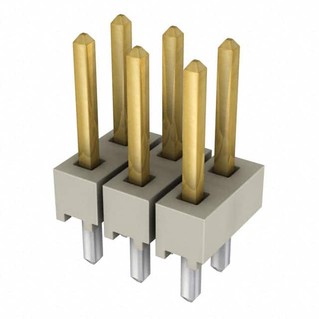 HTSW-103-23-L-D CONN HEADER VERT 6POS 2.54MM