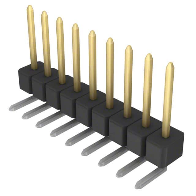 PBC09SGAN CONN HEADER R/A 9POS 2.54MM