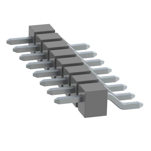 TSM-108-04-TM-SH CONN HEADER SMD R/A 8POS 2.54MM
