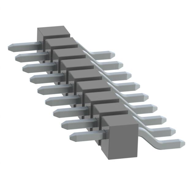 TSM-109-04-T-SH-TR CONN HEADER SMD R/A 9POS 2.54MM