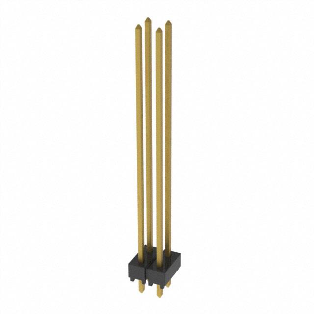 HTSW-102-21-G-D CONN HEADER VERT 4POS 2.54MM