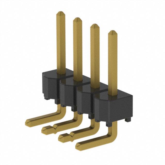 HTSW-104-08-G-S-LA CONN HEADER VERT 4POS 2.54MM