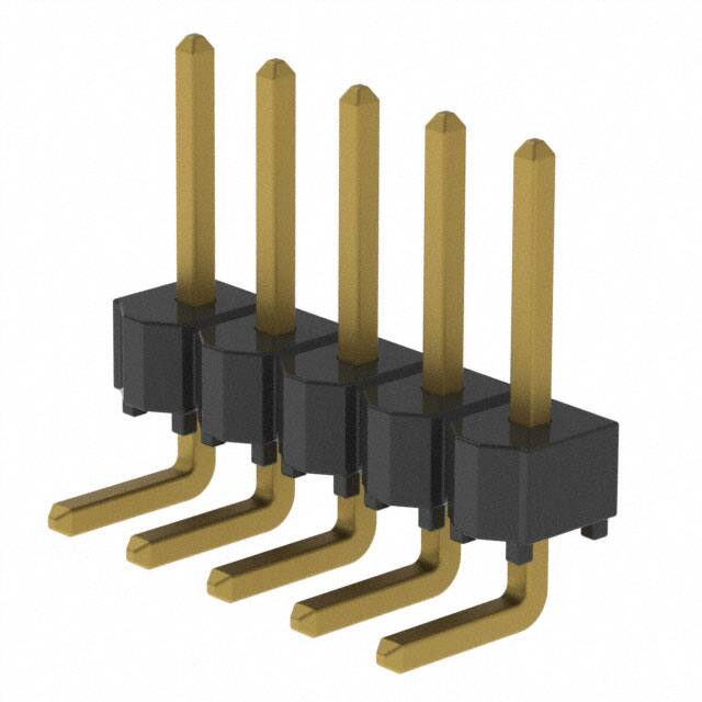 HTSW-105-08-H-S-RA CONN HEADER R/A 5POS 2.54MM