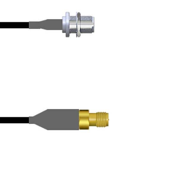 Q-26070000M0.5M CBL ASSY RP-SMA TO N JACK 19.69"