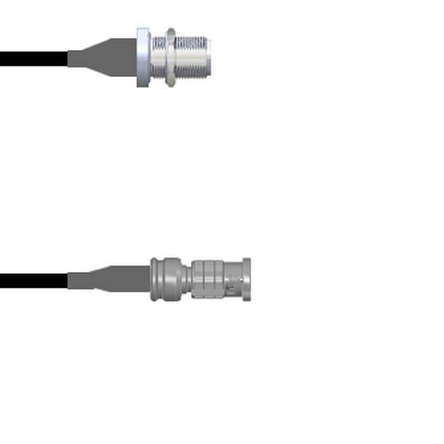 Q-1U05H0003003i CBL ASSY HD-BNC TO N RG174 3"
