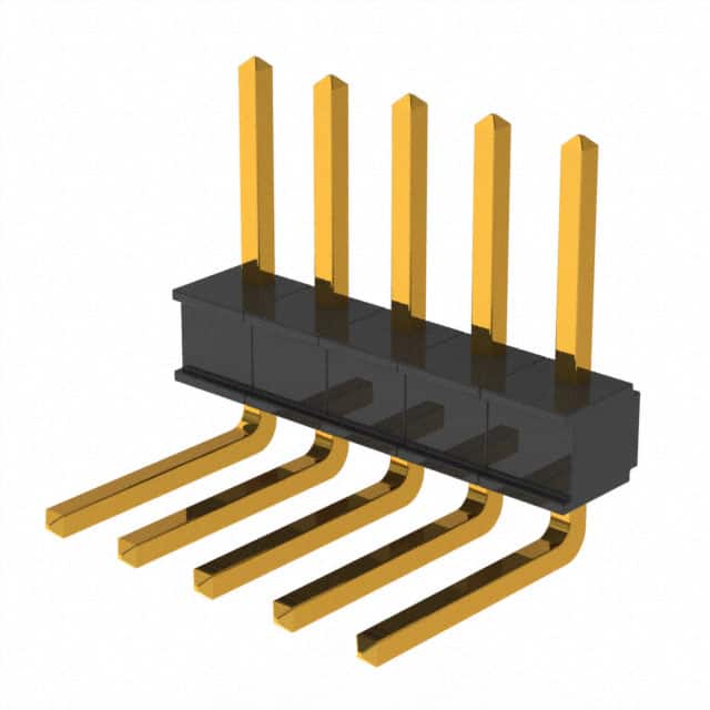 929648-04-05-EU CONN HEADER R/A 5POS 2.54MM