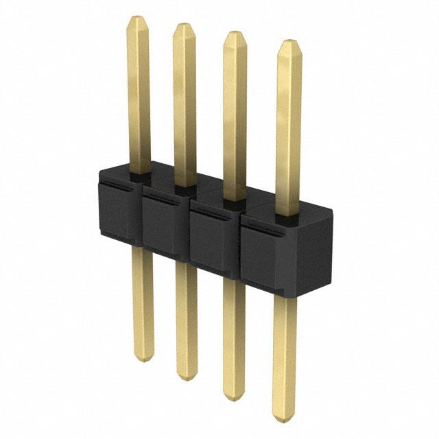 929647-02-04-EU CONN HEADER VERT 4POS 2.54MM