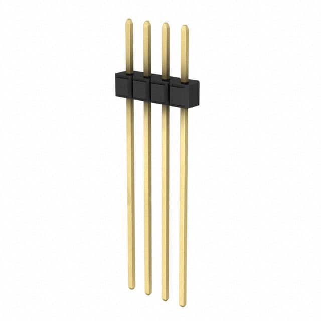 929647-07-04-EU CONN HEADER VERT 4POS 2.54MM