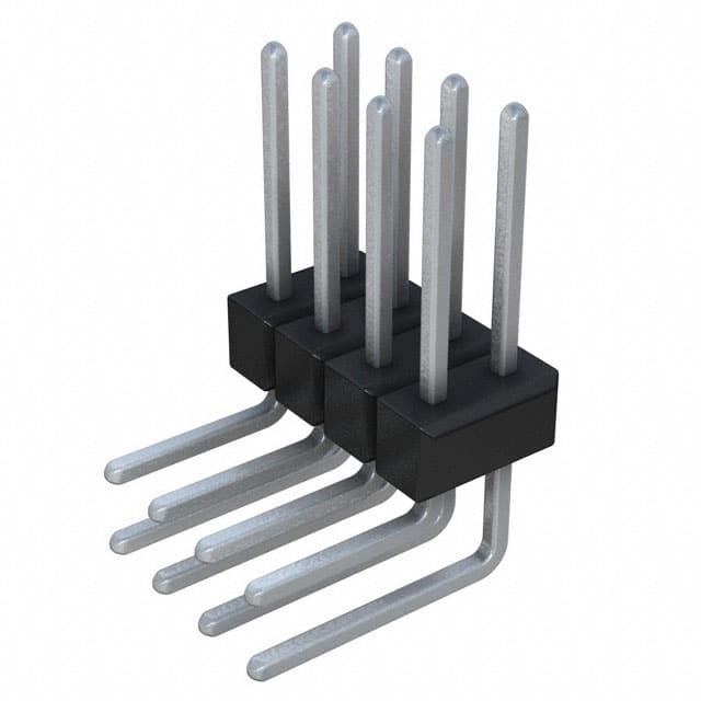 PEC04DGBN CONN HEADER R/A 8POS 2.54MM