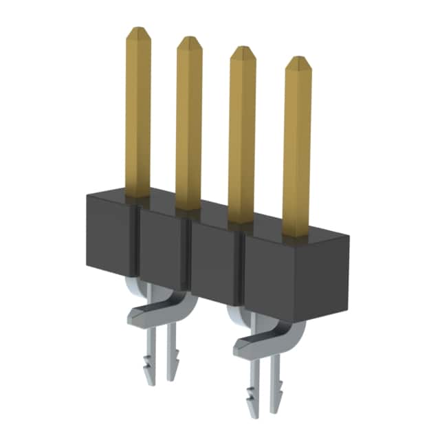 TSM-104-01-L-SV-LC-TR CONN HEADER SMD 4POS 2.54MM