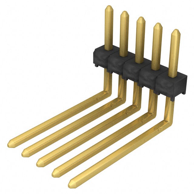 TSW-105-12-G-S-RE CONN HEADER R/A 5POS 2.54MM