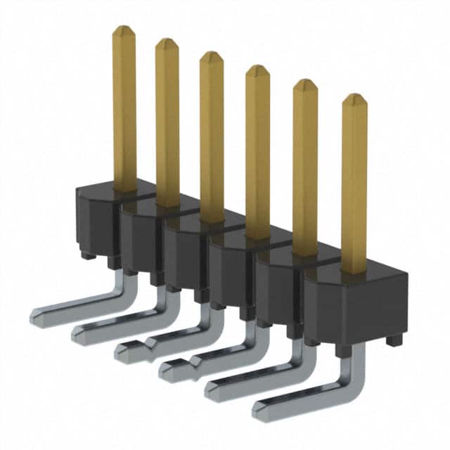HTSW-106-08-L-S-LA CONN HEADER R/A 6POS 2.54MM